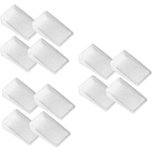 12 Stück Möbelausgleichskeile, Tischkeile, kleine Größe, für Esstisch, Bett, Poolmöbel, zur Stabilisierung