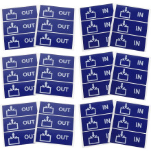 12pcs Mechanical Oil Port Label Sticker Industrial Machine Maintenance Oil Port Identification Equipment