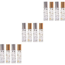 12pcs garrafas de rolo de vidro multiusos recipientes vazios garrafas de perfume