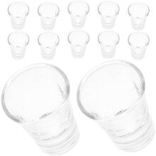 Kommunionskelche aus Glas, kleine religiöse Becher 10 ml, 12 Stück, Mini-Kelch-Schnapsgläser, kompatibel