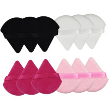 12pcs Makeup Face Sponges Beauty Sponges Powder for Foundation Blush Concealer Natural Makeup Supplies