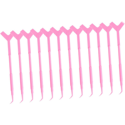 12pcs Lash Perming Lift Rods Separator Lash Makeup Beauty Tool Lash Brush Perm