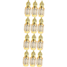 12pcs garrafas delicadas recipientes de óleo essencial garrafas de gota de viagem de vidro para óleos titulares de perfume