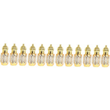 12pcs garrafas de perfume de vidro garrafas de gota para embalagem de perfume de óleo essencial para acessórios de viagem
