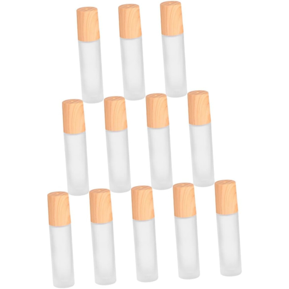 Hkhbjs 12Pcs Rollerball Bottle Empty Glass Roller Bottle Frosted For Essential Oil Massage And Skincare Use