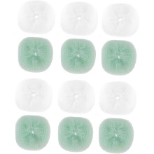 Lot de 12 éponges à récurer multifonctionnelles pour le nettoyage de la cuisine et des casseroles.
