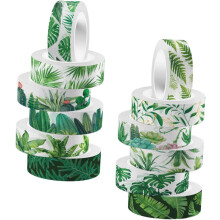 Florales Washi-Tape, DIY-Scrapbook-Klebebänder in verschiedenen Farben, leuchtende saisonale Motive für Kalender und Tagebücher