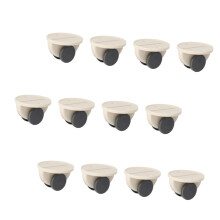 12pcs caso rodas roda dupla design auto-adesivo plástico colante rodas