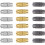 120pcs Fivelas de parafuso para jóias DIY, colar de latão e conectores de pulseira, multi-cor 1