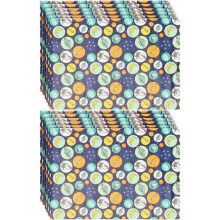 12 folhas buquê desenho animado papel de embalagem papel de embalagem de aniversário para artesanato de bricolagem