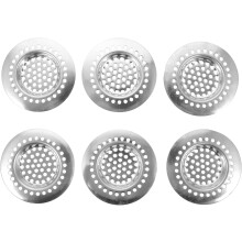 12pcs Utility Sink Hair Catcher Bathroom Garbage Strainer Stainless Steel Sink Filter Drains Prevents