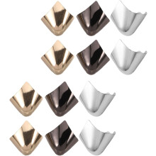 12 Stück High Heel-Schutzüberzüge aus Metall für Damenschuhe