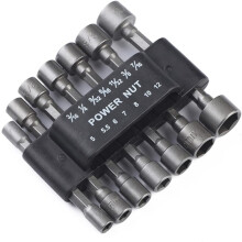 14-teiliges Steckschlüssel-Adapter-Bit-Set aus Chrom-Vanadium-Stahl – lange Lebensdauer, vielseitig einsetzbar