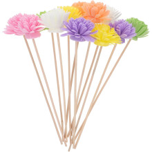 Bâtonnets diffuseurs à roseaux, 12 pièces, en rotin naturel, recharges d'huiles essentielles.