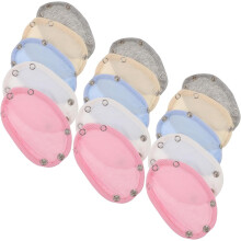 Lot de 15 rallonges de vêtements en coton confortable pour body, barboteuse et combinaison, pour garçons et filles. Coussinets allongeants.