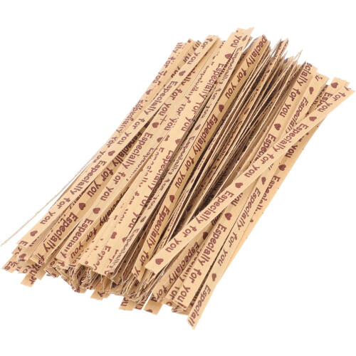 1400pcs Bag Ties Twists Ties Multi-purpose robusto ferro e papel Kraft estilo conveniente