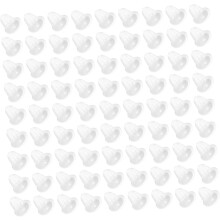 1200pcs Silicone Earring Backs for Studs Soft Locking Ear Backs Secure Pierced Ear Rings DIY Jewelry