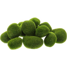 13pcs simulado musgo pedra e bonsai pedra modelo decoração para mini decoração da casa