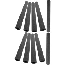 12pcs tubo tampa isolamento tubo espuma tubo compressão resistência calor preservação espuma preta pe