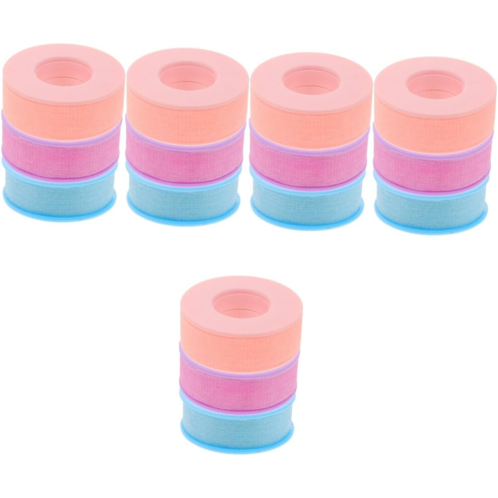 Hkhbjs 15 Rolls Eyelash Tapes For Eyelash Extension Graft Breathable Adhesive Tape For Diy Lash Grafting Auxiliary Tool
