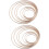 14pcs Natural Bamboo Dream Catcher Hoops e guirlanda Loop Frames para artesanato de bricolagem 1