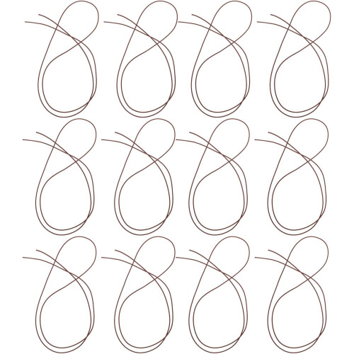 15pcs Elastic Cord Stretch String for Notebook Journal Planner Bookmark Making Scrapbooking Wrap Book Band