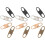 2 Pcs Carp Cloud Pattern Keychain DIY Key Ring Hanging Pendant Creative Design 1