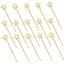 15pcs Star Fairy Wand para Menino Menina Princesa Hollow Star Wands Toy Boys e Meninas Festival Stage Performance Prop