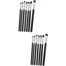 14 pennelli portatili per ombretto, eyeliner e trucco occhi, per applicazione