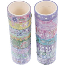 15 Rollen florales Landschafts-Tape, Kawaii Washi Tape für Scrapbooking-Zubehör