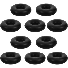 15 Stück Gummi-Ringstopper für Fitness-Seilrollen, elastische Seilzugbefestigung