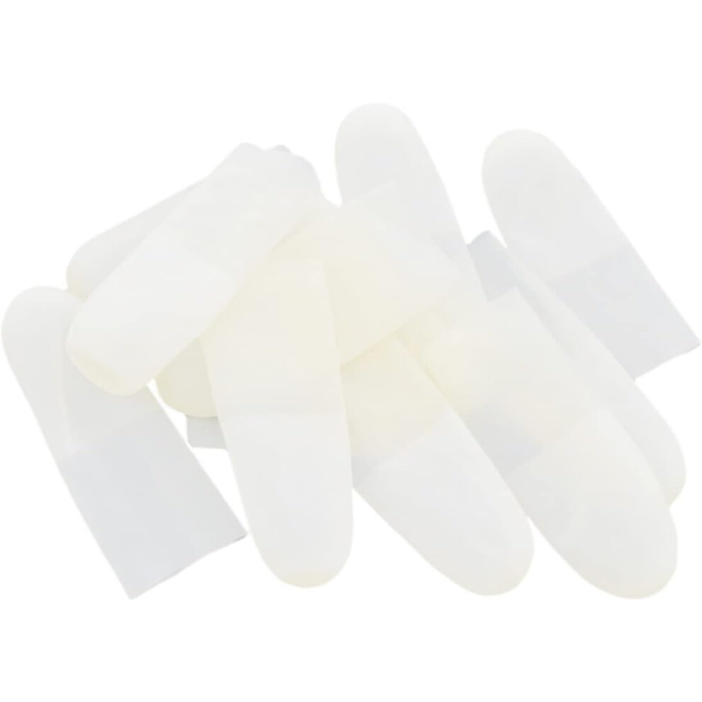 Hkhbjs White 150Pcs Protective Latex Finger Sleeves For Watch Repair And Nail Art, Anti-Static Disposable Fingertip Covers