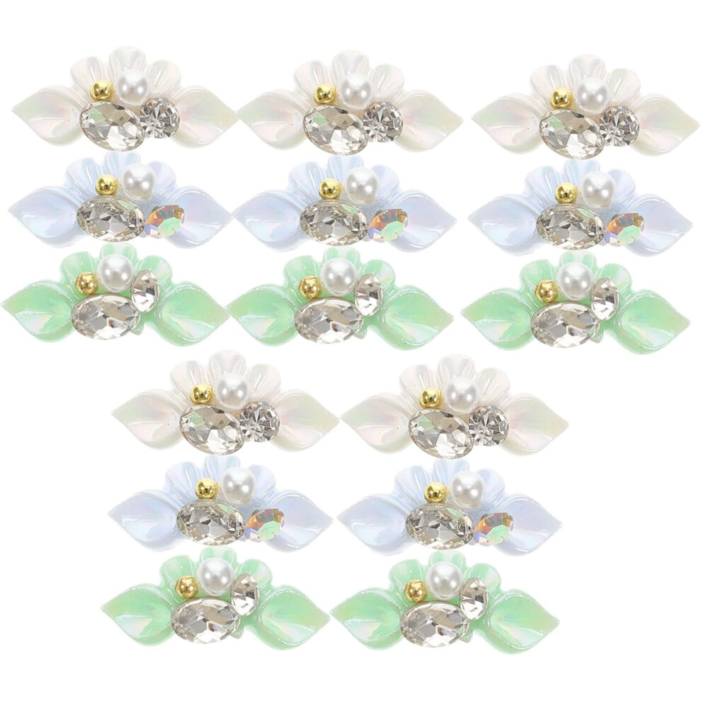 Hkhbjs 15Pcs Nail Charms For Nails Decor Rhinestones And Diy Manicure Supplies