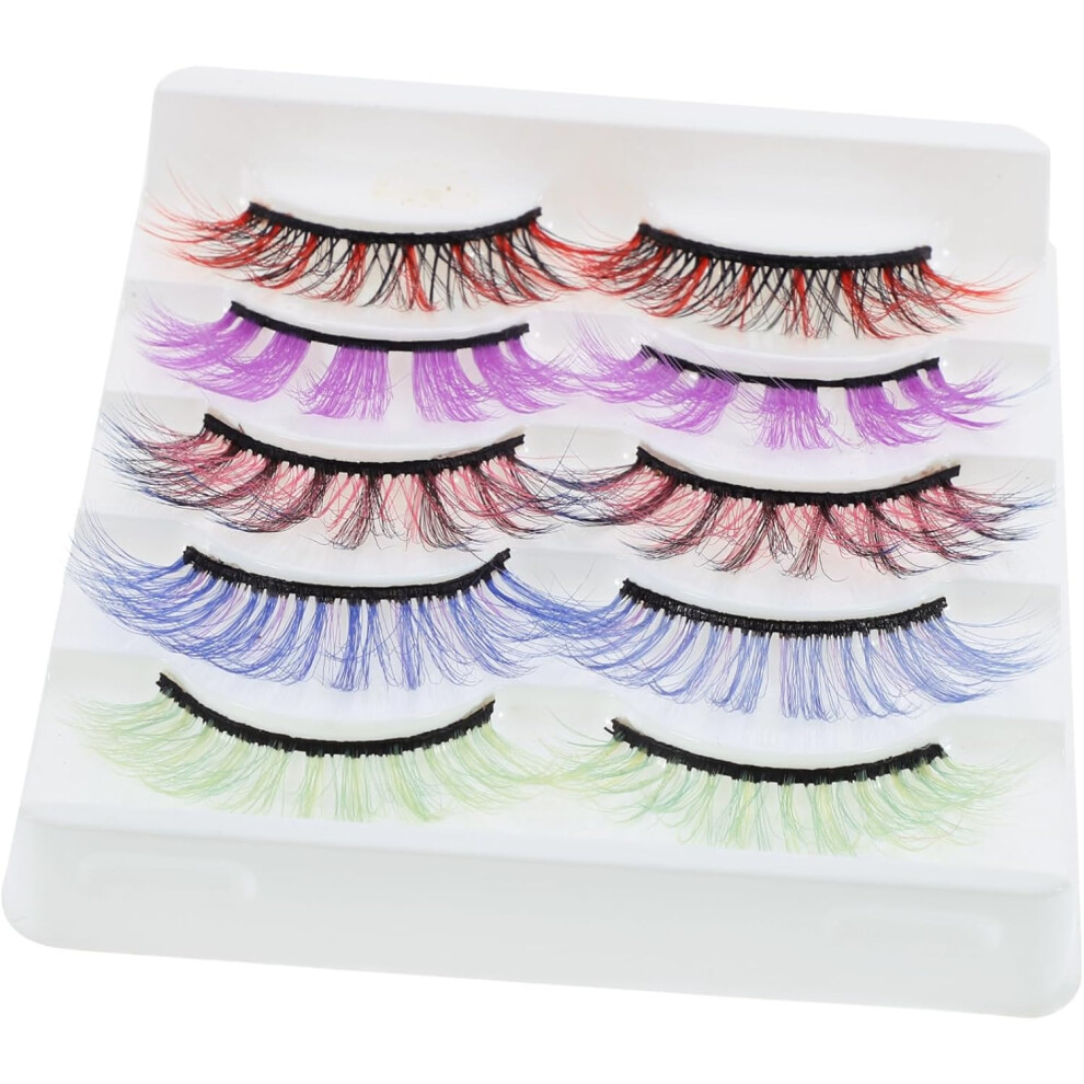 Hkhbjs 15Pairs False Eyelashes For Women Girls Makeup Eyelashes Extensions Decorative Faux Simulation Stage Makeup Supply