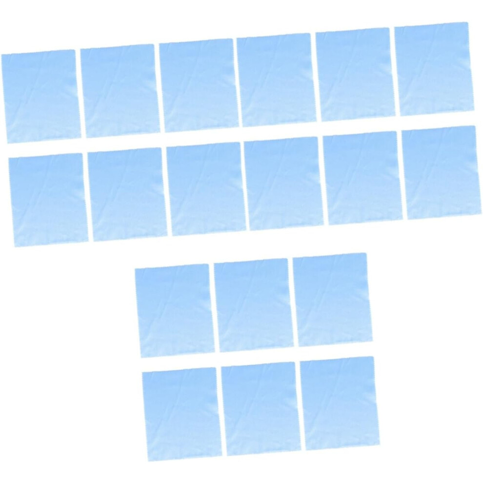 Hkhbjs Blue 150Pcs Microfiber Sunglasses Cleaning Cloth Eyeglasses Lens Clean Cloth Glasses Cleaning
