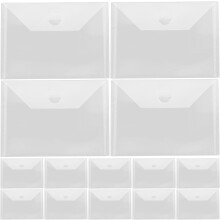 15 wiederverschließbare Aufbewahrungsbeutel für Schablonen, Kunststoff, Stanzformen, Organizer, Scrapbooking