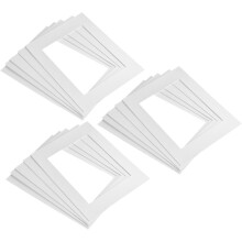 15pcs Pre-Cut Picture Mounts for Photo Frame Artwork Frame Matting Paper Mats