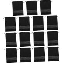 15pcs saco portátil de sapatos para bolsa de armazenamento à prova de poeira de cordão de viagem