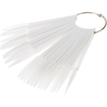 150pcs Card Nails Fan Shape Nail Display Tips for Tips and for Salon Use and