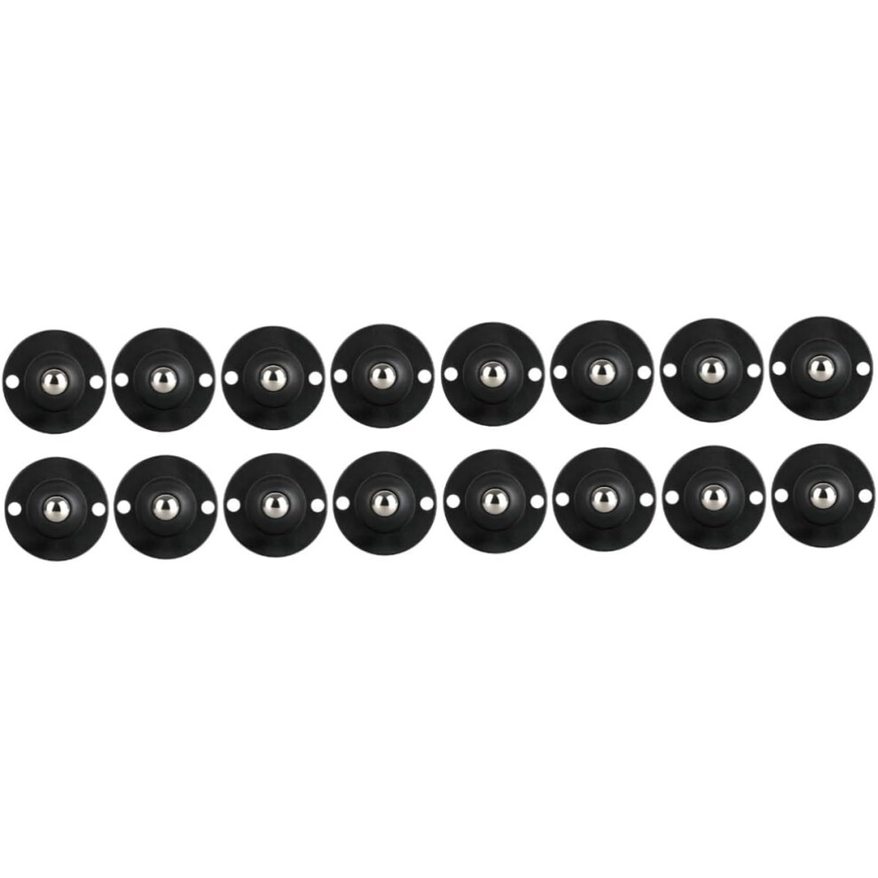 16Pcs Swivel Wheel Steel Adhesive Wheel Supply For Storage Box Trash Can Suitable 8113854480484