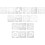 16 Sheets Reusable Flower Stencils Multi-Function Printing Stencil Pet Material Odorless 1