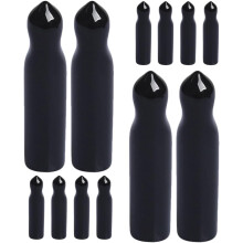 15pcs borracha cobre o bico verter cobre reutilizável encaixe o bico verter dispensador protetor de borracha