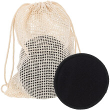 Reusable Bamboo Makeup Remover Pads 16pcs Round Washable Facial Cleansing Tool