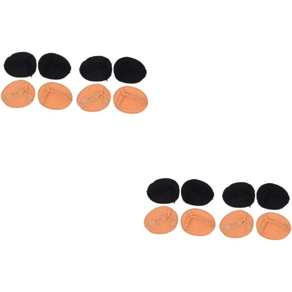 Hkhbjs 8Pairs Lace Half Insoles Wear Half Non-Slip Insoles For Forefoot Pain Relief For High Heel Pad Use In Shoes Pads