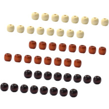 150pcs assortido cor contas de madeira leve DIY contas adorno para artesanato criativo e decorações domésticas