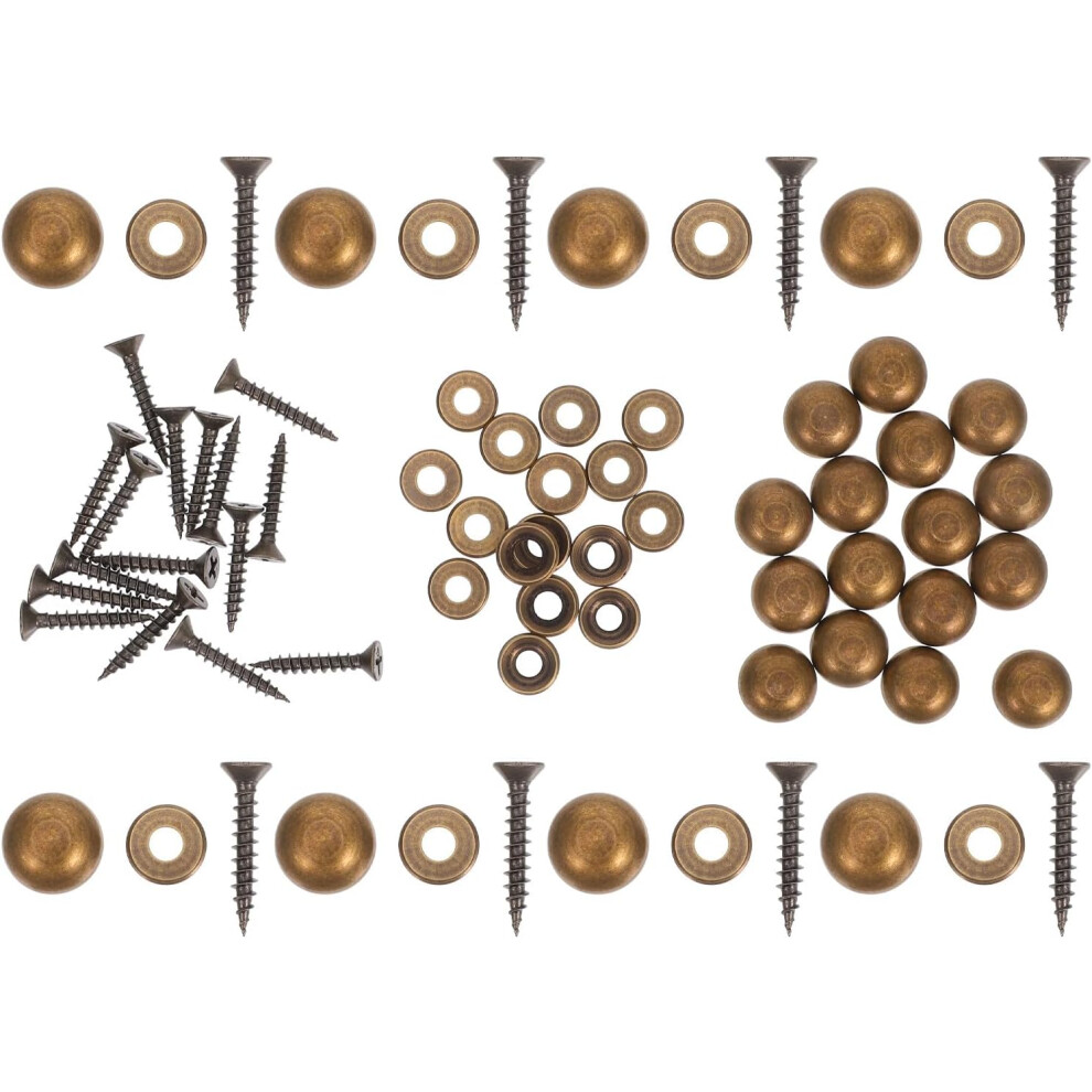 Copper Glass Mirror Nails With In 16Pcs High Reliability Self-Tapping Screw Nails 5455468318535