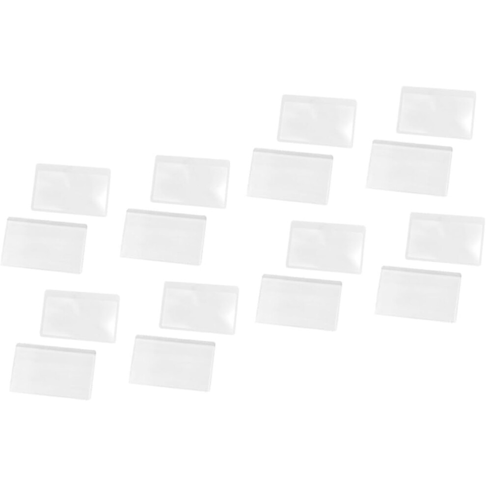 Hkhbjs 16Pcs Portable Magnifying Lens Shaped Magnifier Reading Magnifying Lens For Boys And Girls Craft Work