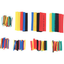 Juego de 164 tubos termorretráctiles de colores surtidos para gestión de cables y cubiertas térmicas para exteriores.