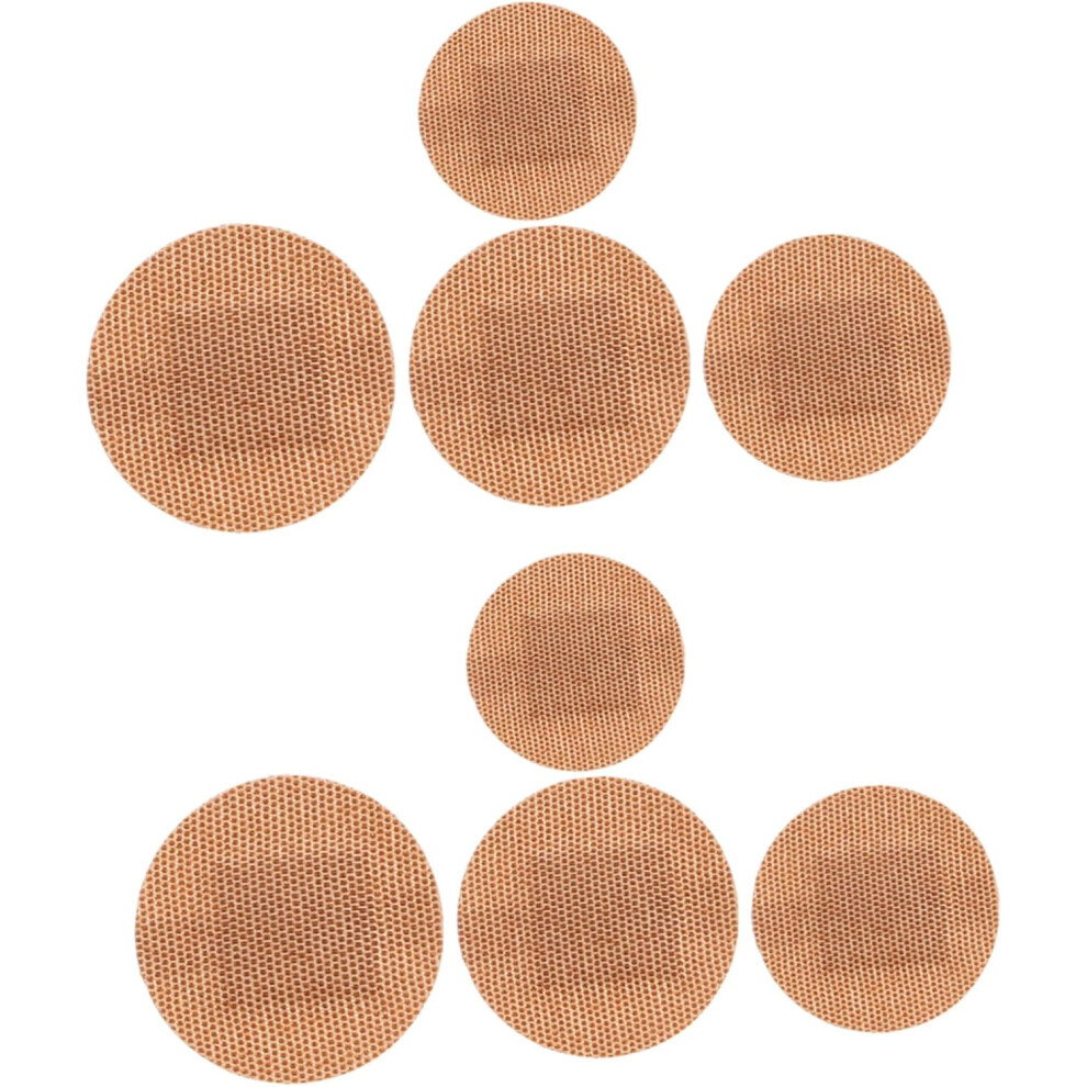 Hkhbjs Breathable Elastic Fabric Finger Plasters 160Pcs Knuckle Bandages Round Adhesive Cohesive Pads