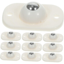 Selbstklebende Mini-Lenkrollen aus Edelstahl, 1,77 x 1,10 x 0,55 Zoll